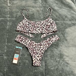 Leopard Print Bikini Set